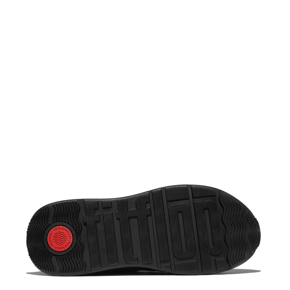 F-MODE  SUEDE/KNIT Womens Trainers All Black