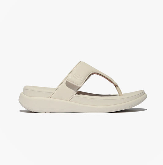 F-MODE GO Womens Toe Post Sandals Paris Beige