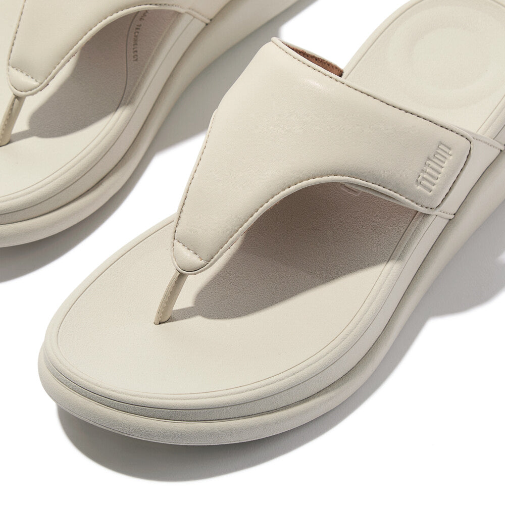 F-MODE GO Womens Toe Post Sandals Paris Beige