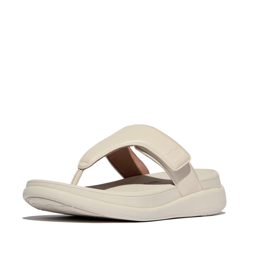 F-MODE GO Womens Toe Post Sandals Paris Beige