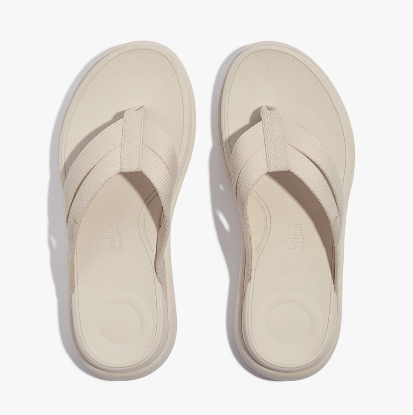 F-MODE GO Womens Flip Flops Paris Beige
