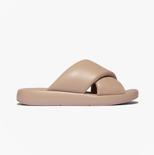 iQUSHION D-LUXE Womens Slides Classic Beige