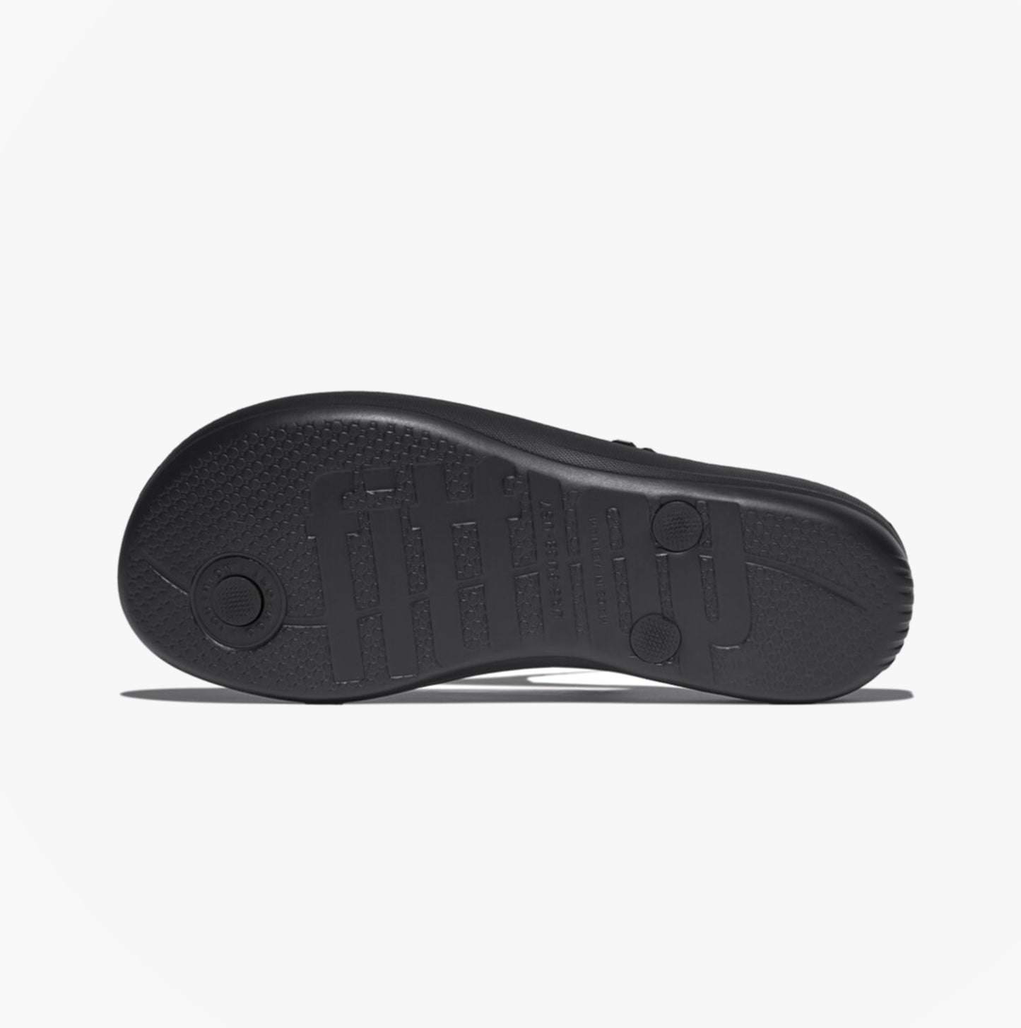 FitFlop IQUSHION MULTI Womens Toe-Post Sandals All Black