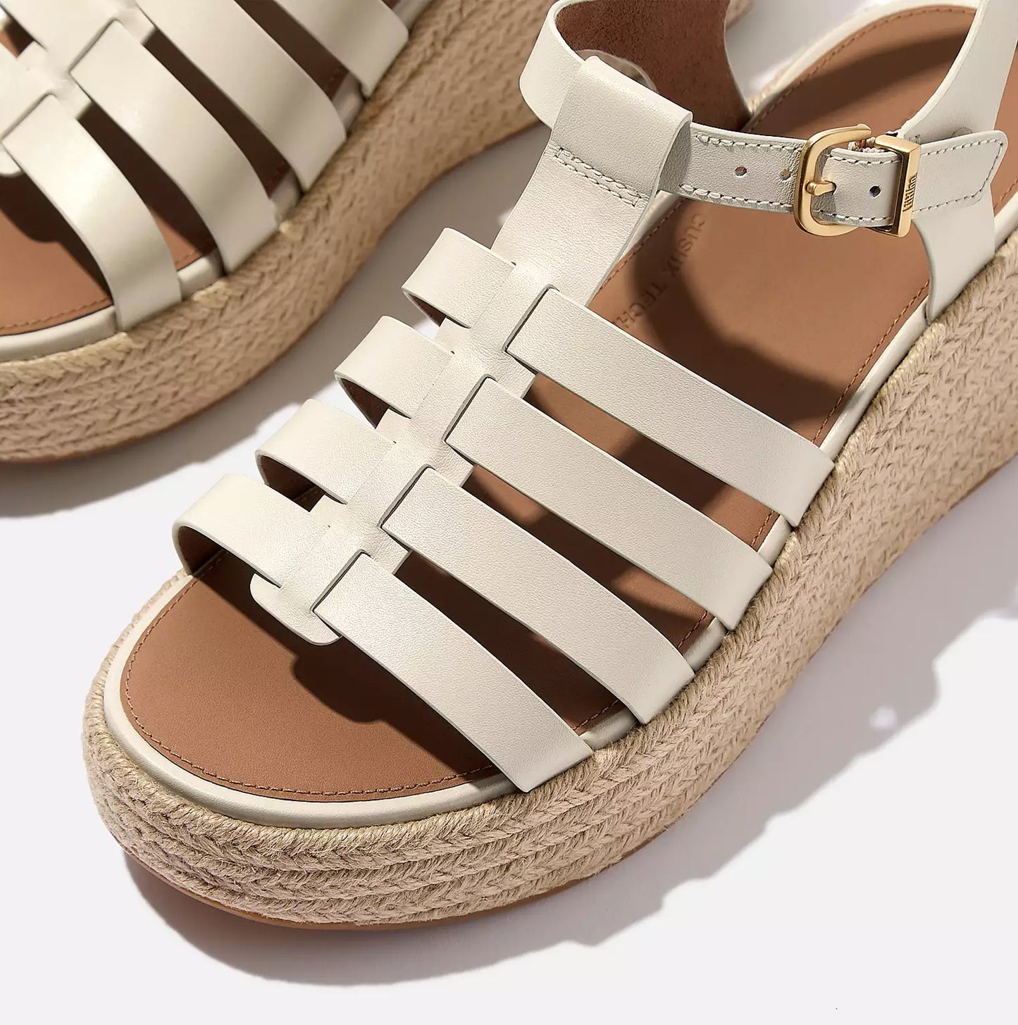 PLATFFORMS ESPADRILLE Womens Wedge Sandals Paris Beige
