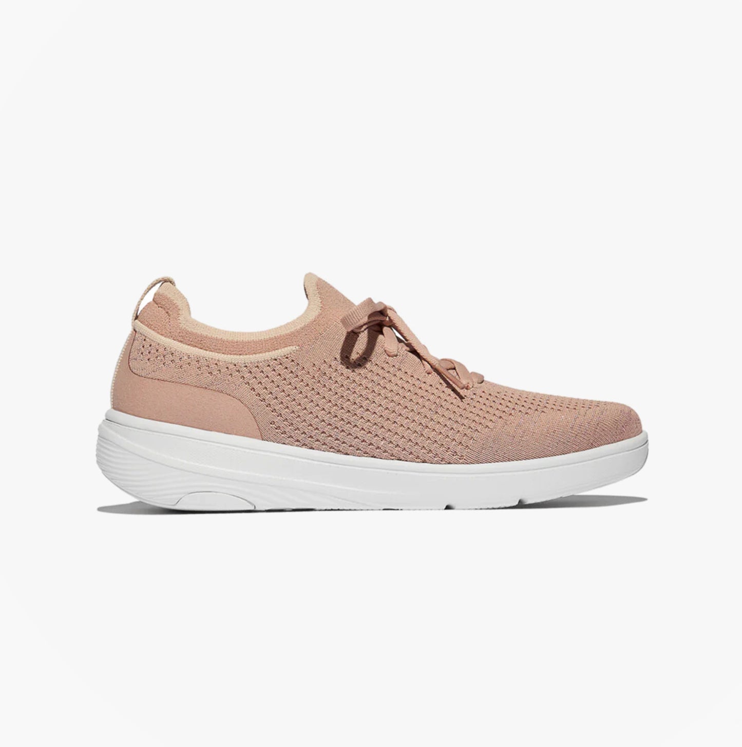 SUPER-Q KNIT Womens Trainers Beige Buff/Rose Gold