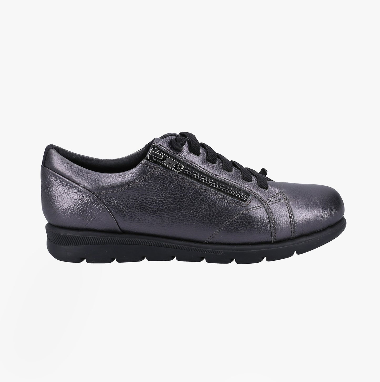 Fleet & Foster POLPERRO Lace Womens Shoes Pewter