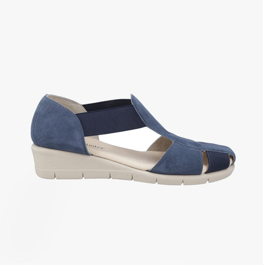 Fleet & Foster DOLLY Womens Shoes Navy