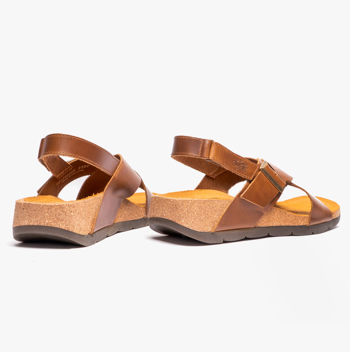 Fly London CHLO852FLY Womens Slingback Crossover Sandals Camel