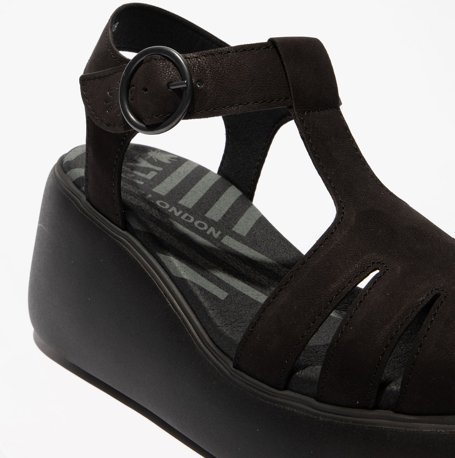 Fly London DUMA955FLY Womens Sandals Black