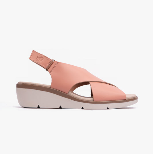 Fly London NABI058FLY Womens Sandals Nude Pink