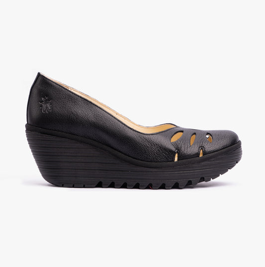 Fly London YUBI480FLY Womens Shoes Black