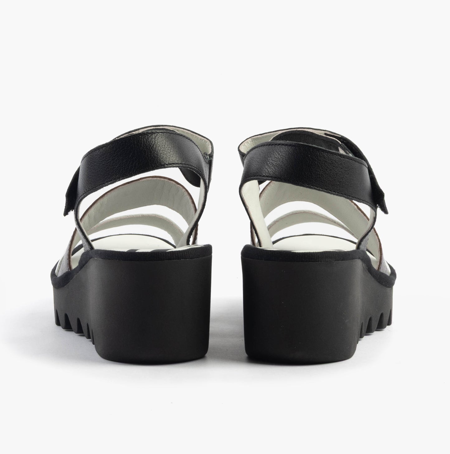 Fly London BEXY575FLY Womens Sandals Silver/Graphite/Black