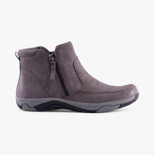 VEDA Womens Boots Grey