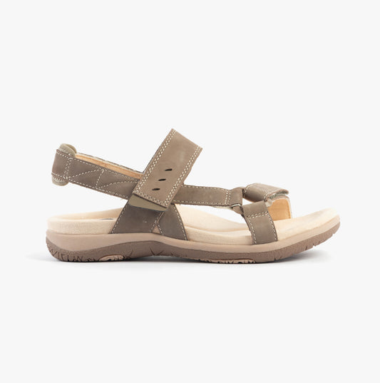 ELARA Womens Sandals Walnut