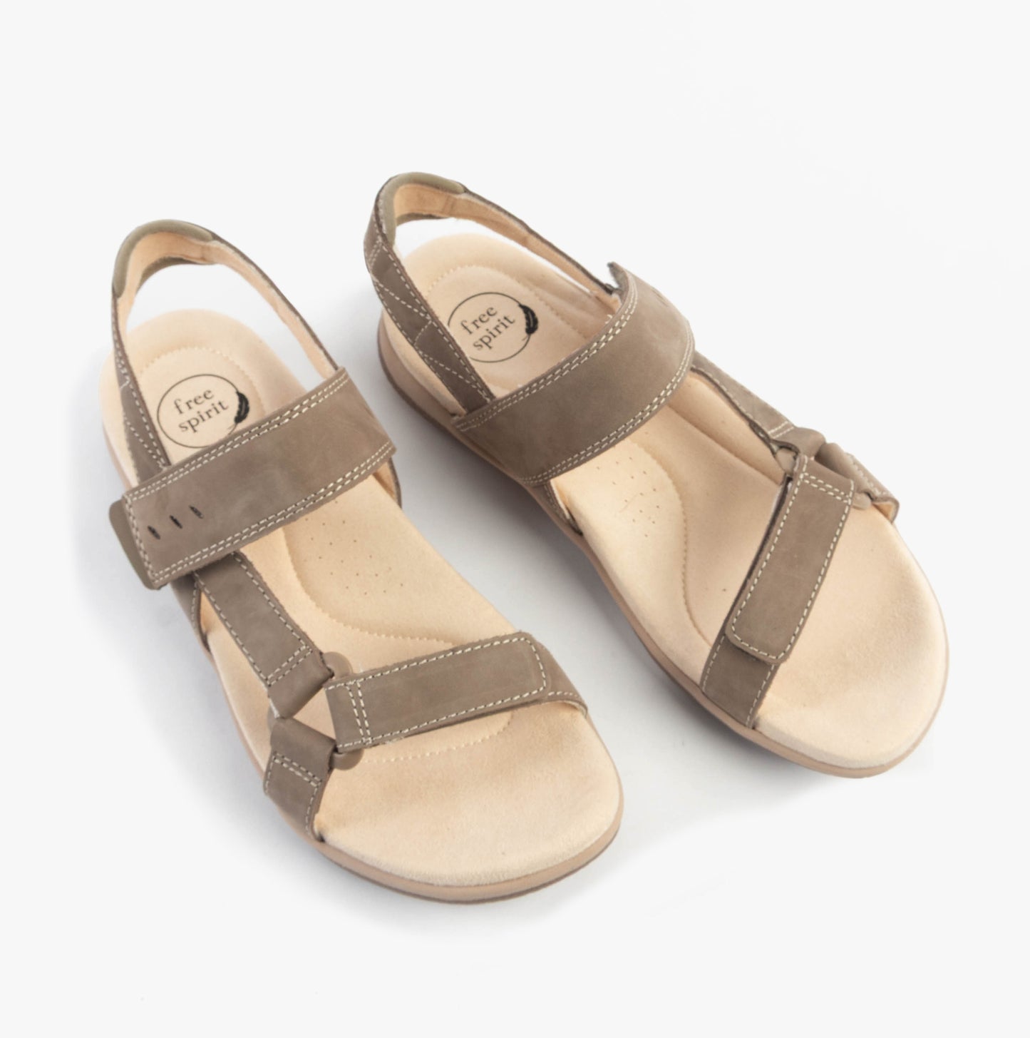 ELARA Womens Sandals Walnut