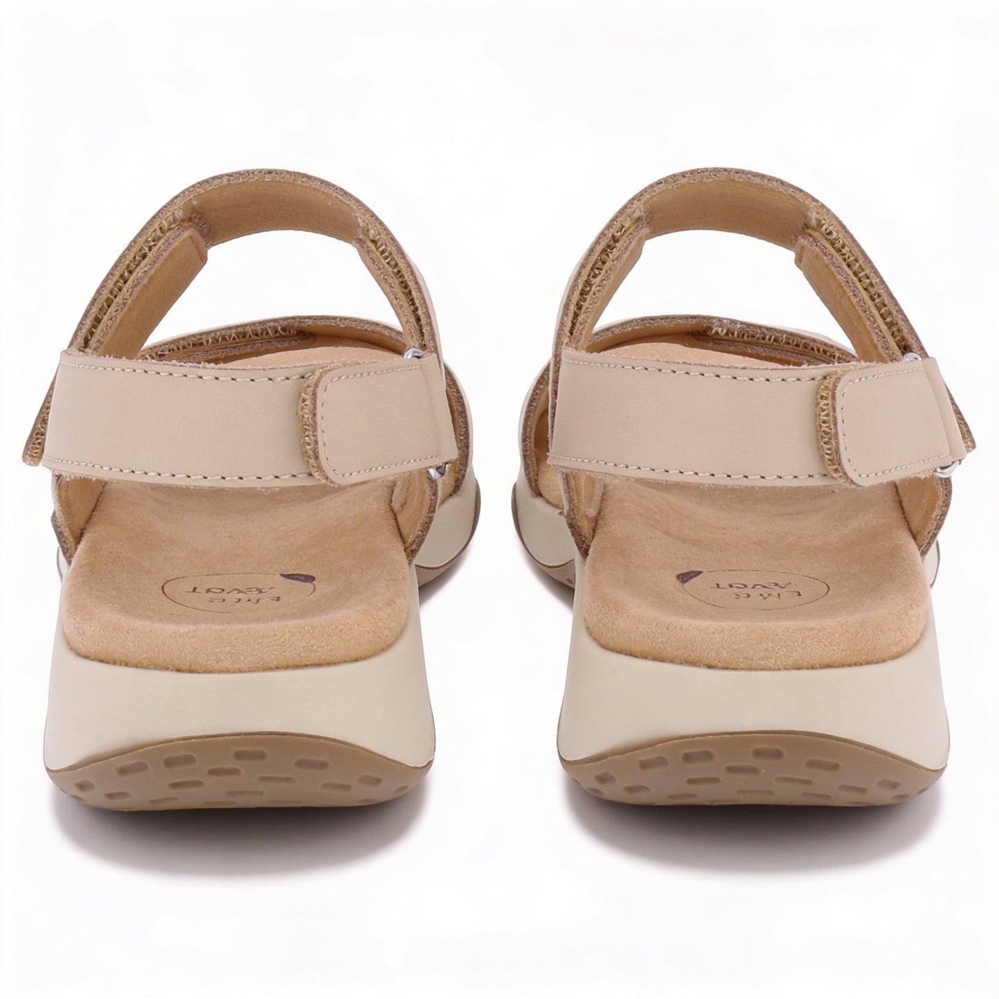 Free Spirit GRENADA Womens Cross Strap Sandals Parchment