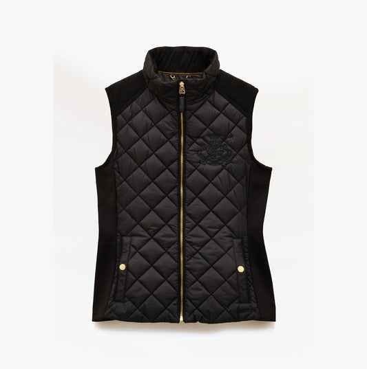 Joules BRAEMAR LUXE GILET Womens Gilets Black