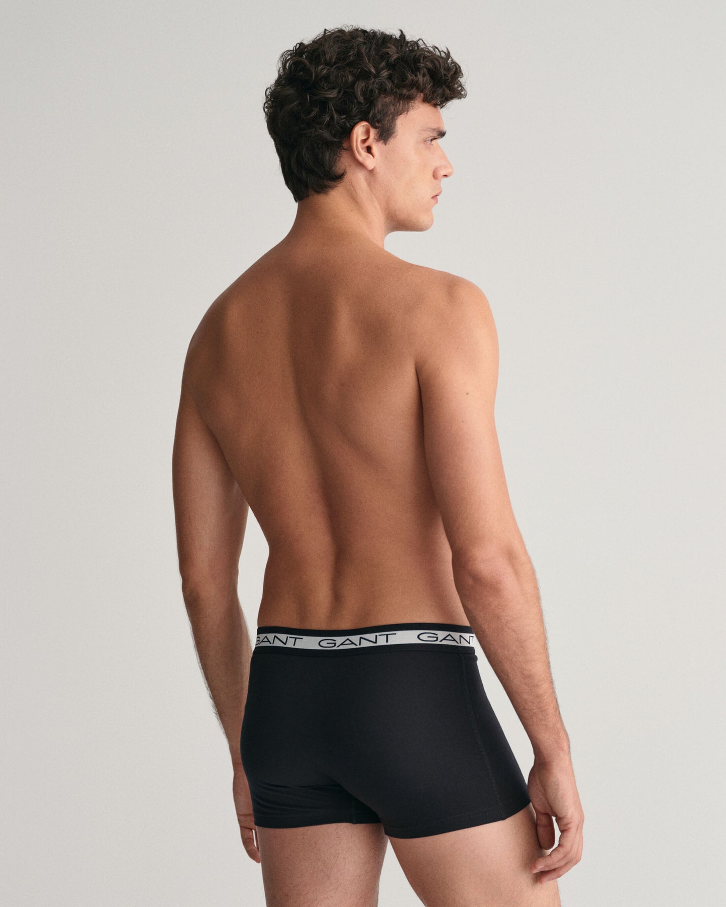 GANT CORE Mens 3 Pack Trunks Black