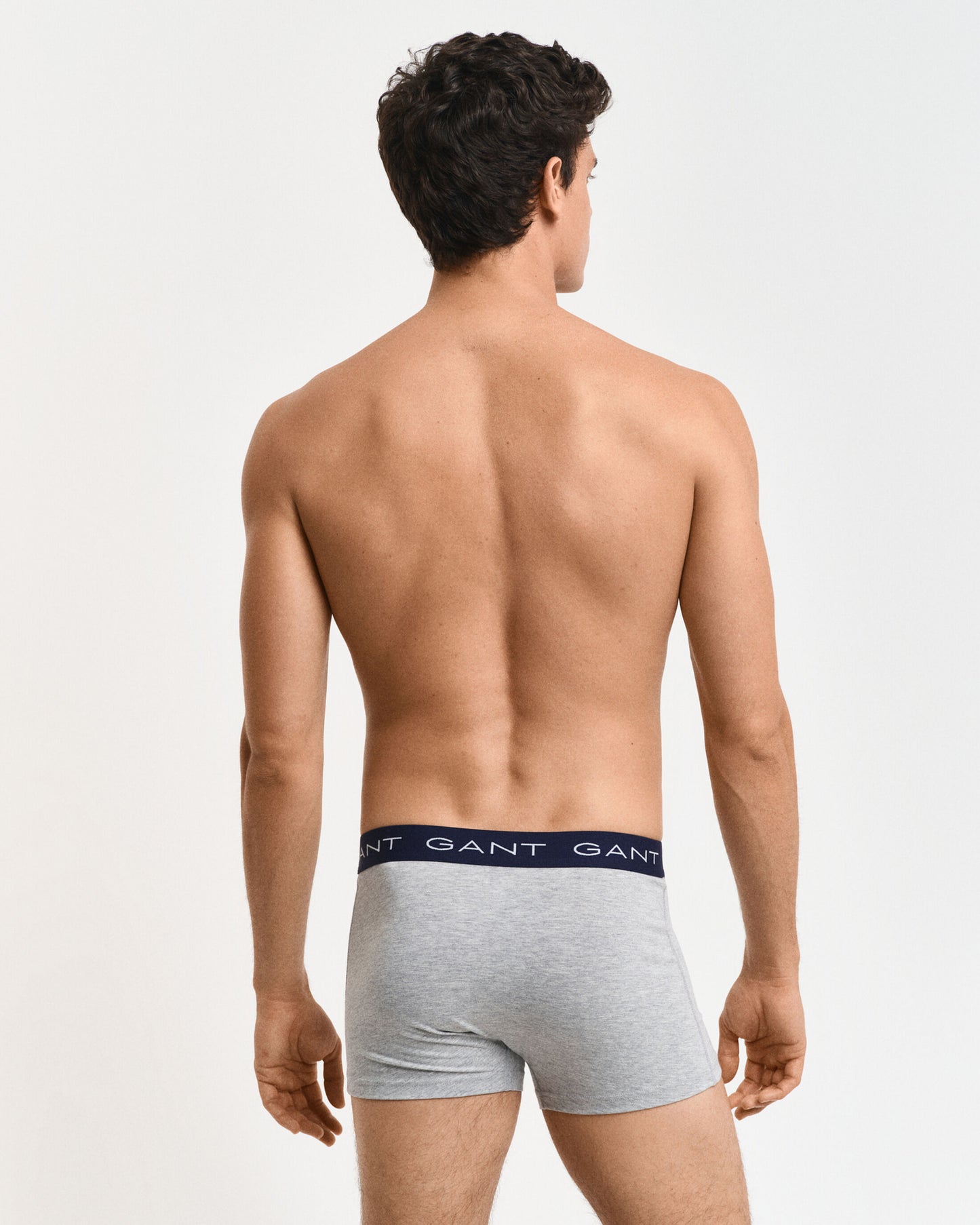 GANT TRUNK 3-Pack Mens Light Grey Melange