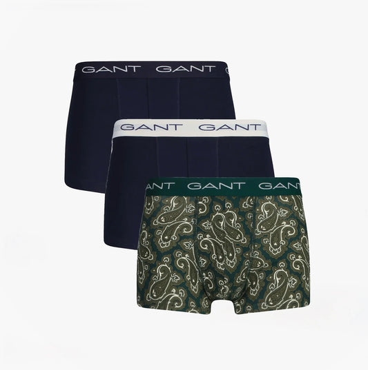 902433033-310 PAISLEY TRUNK 3-Pack Mens Deep Forest