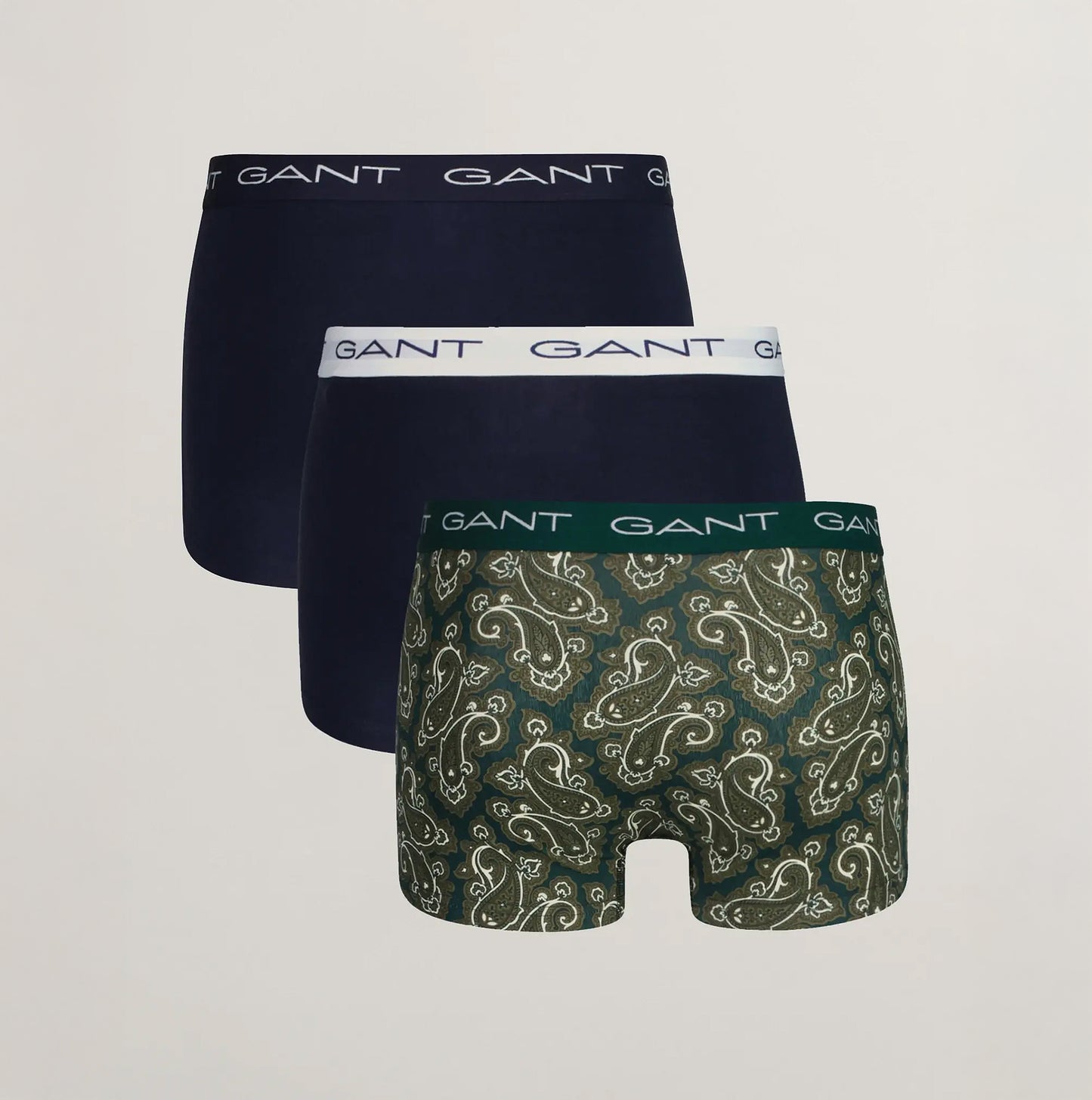 902433033-310 PAISLEY TRUNK 3-Pack Mens Deep Forest