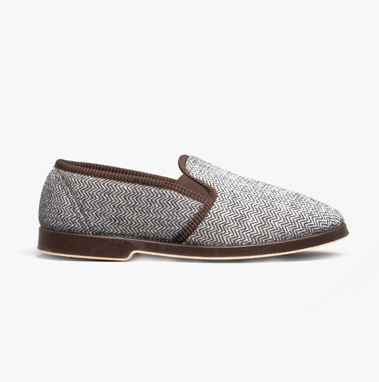 GBS STAFFORD Mens Slippers Brown