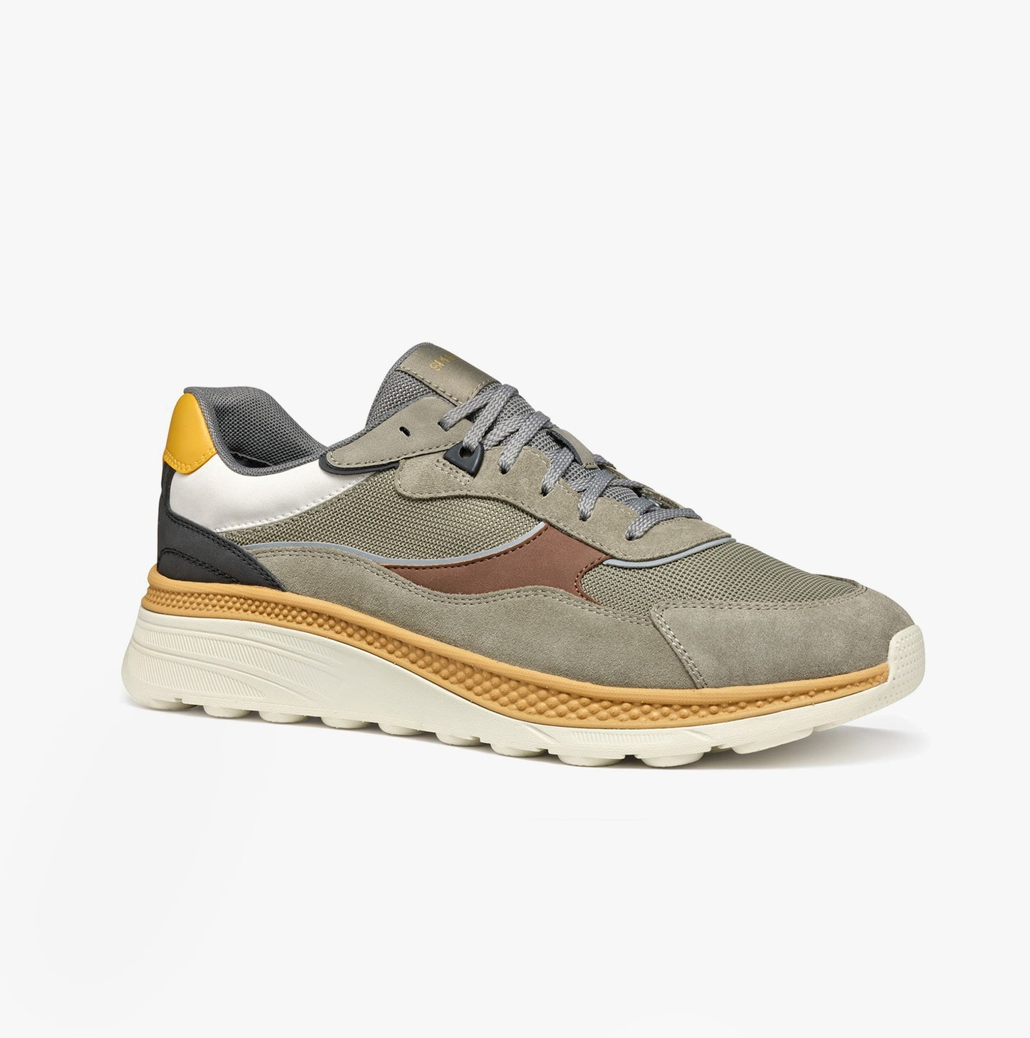 U SPHERICA ACTIF X1 Mens Trainers Sage/Brown