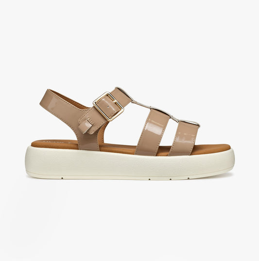 D CAMALEI Womens Sandals Caramel