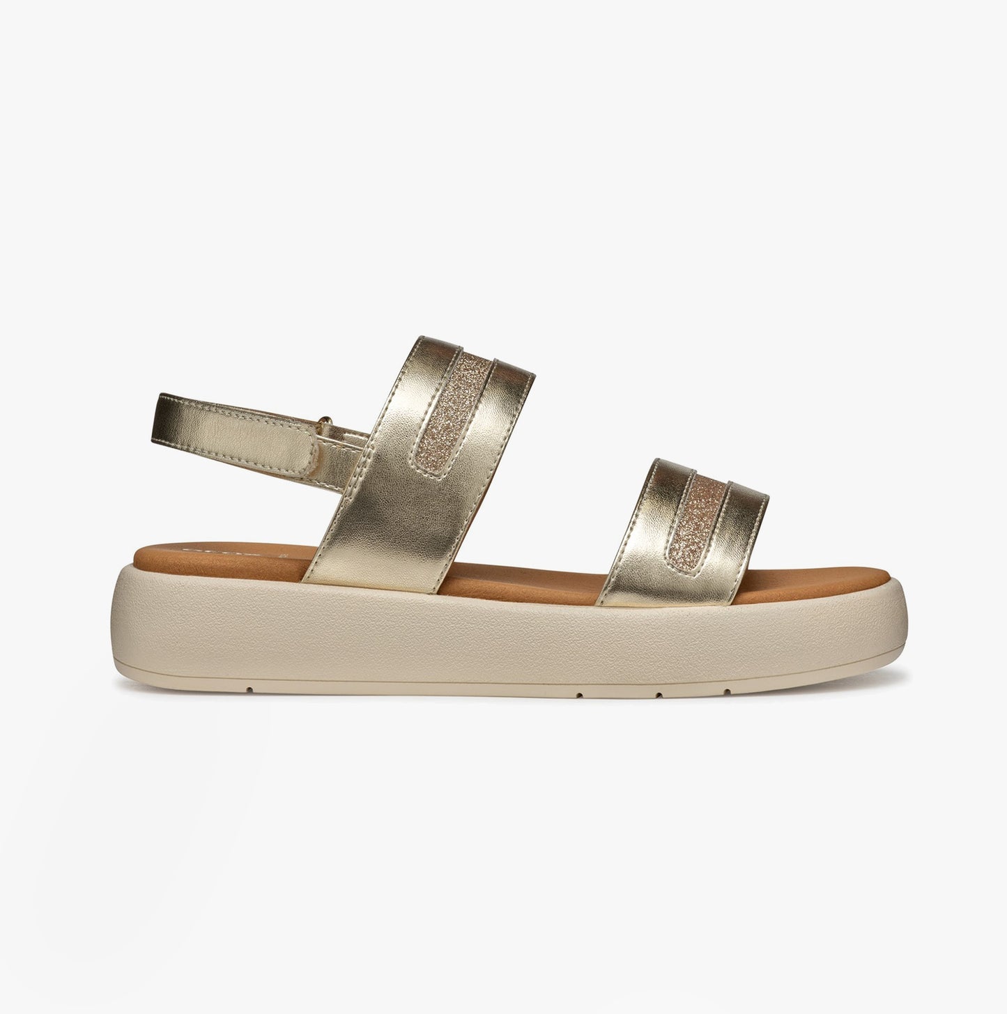 D CAMALEI Womens Sandals Light Gold