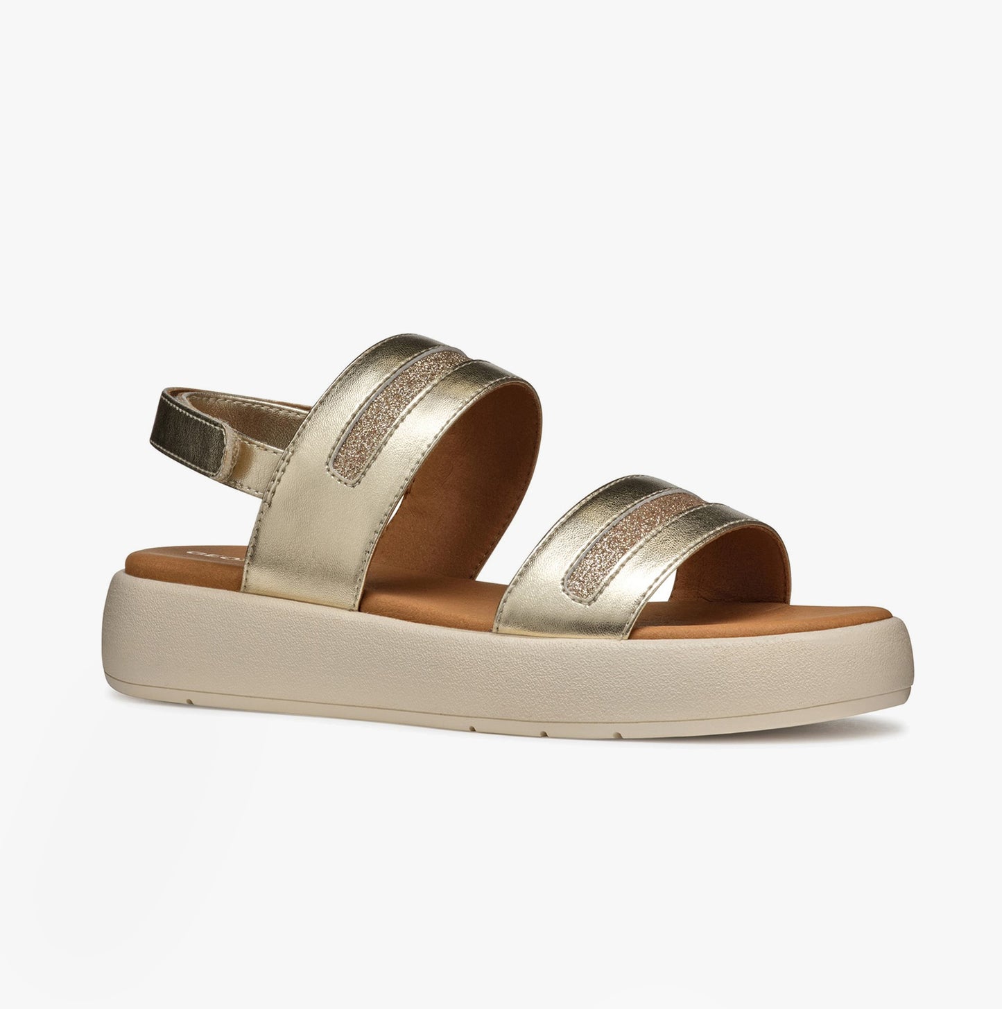 D CAMALEI Womens Sandals Light Gold