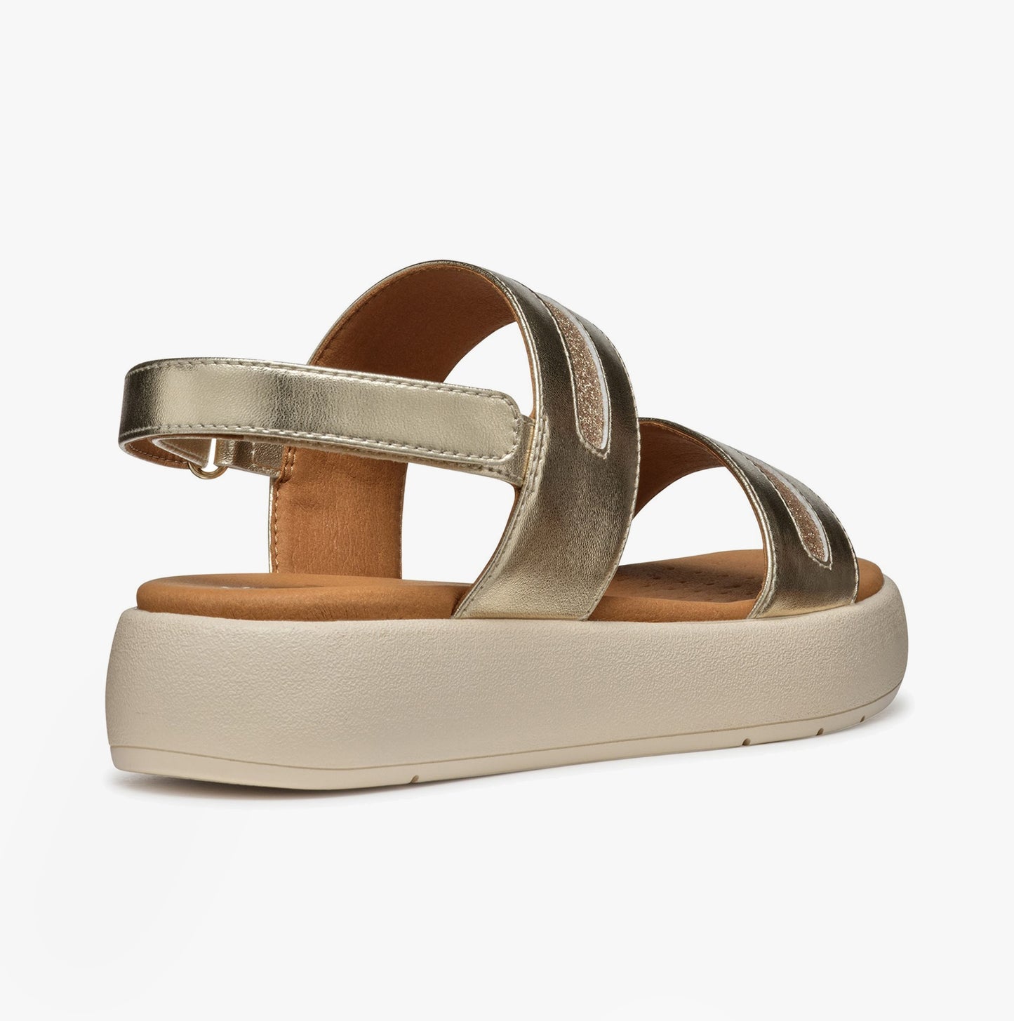 D CAMALEI Womens Sandals Light Gold