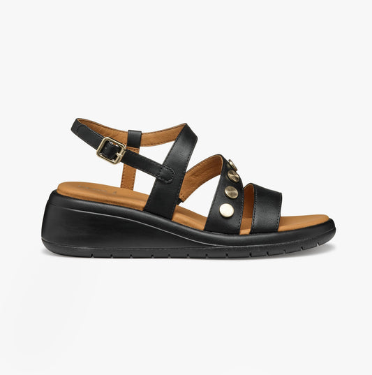D MELICONIA Womens Sandals Black