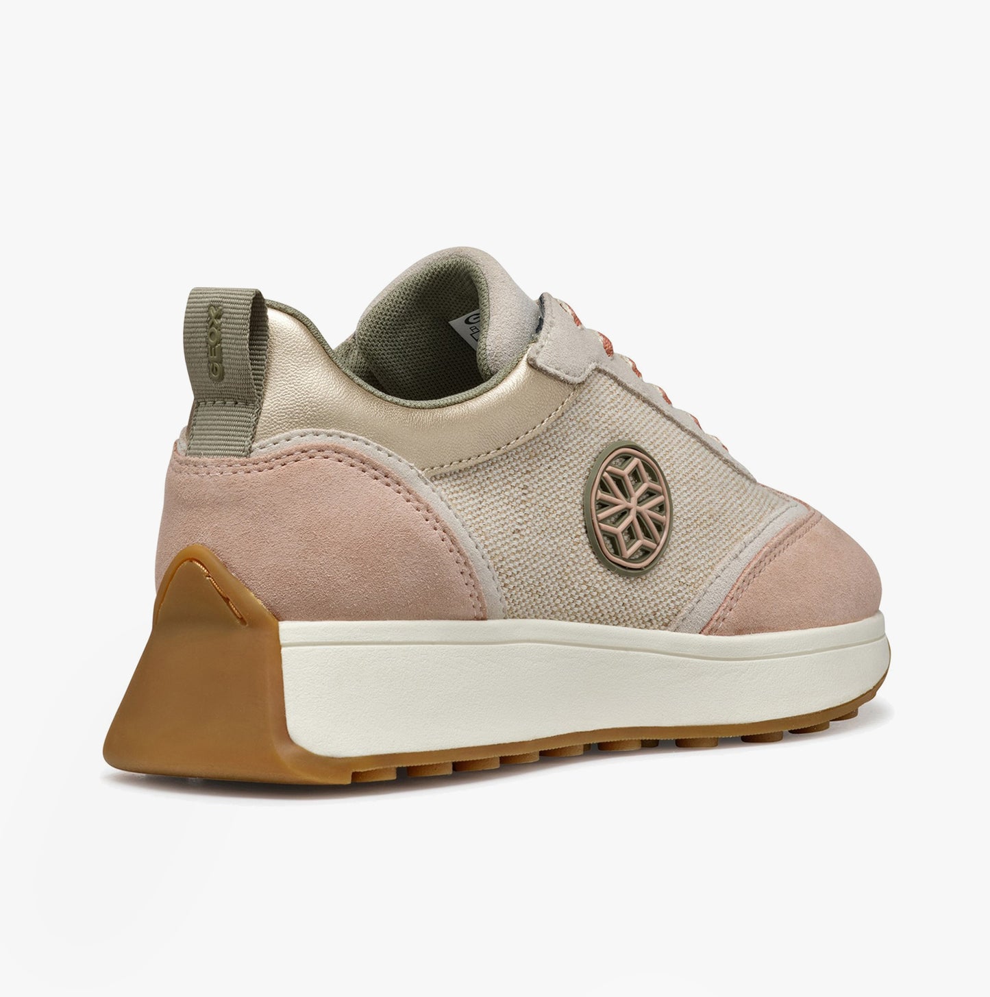 D AMABEL Womens Trainers Light Sand/Light Taupe