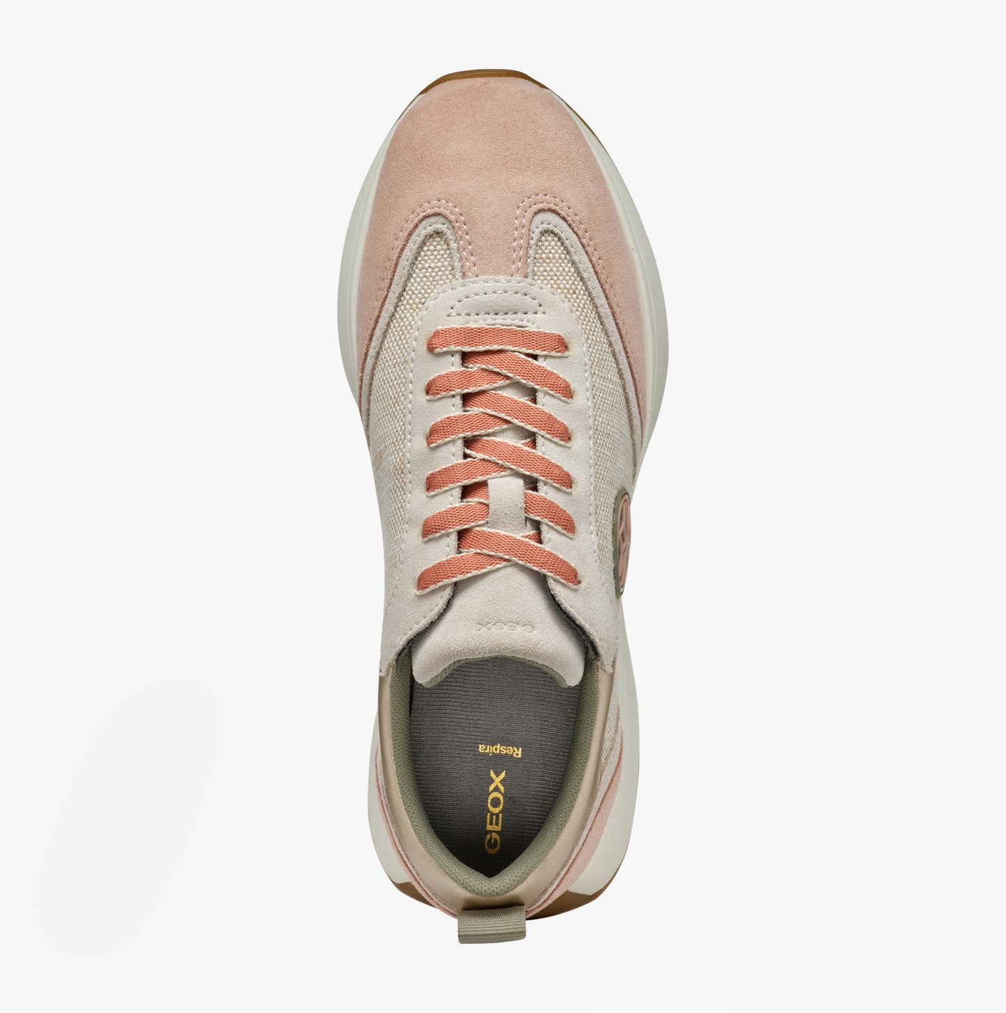 D AMABEL Womens Trainers Light Sand/Light Taupe