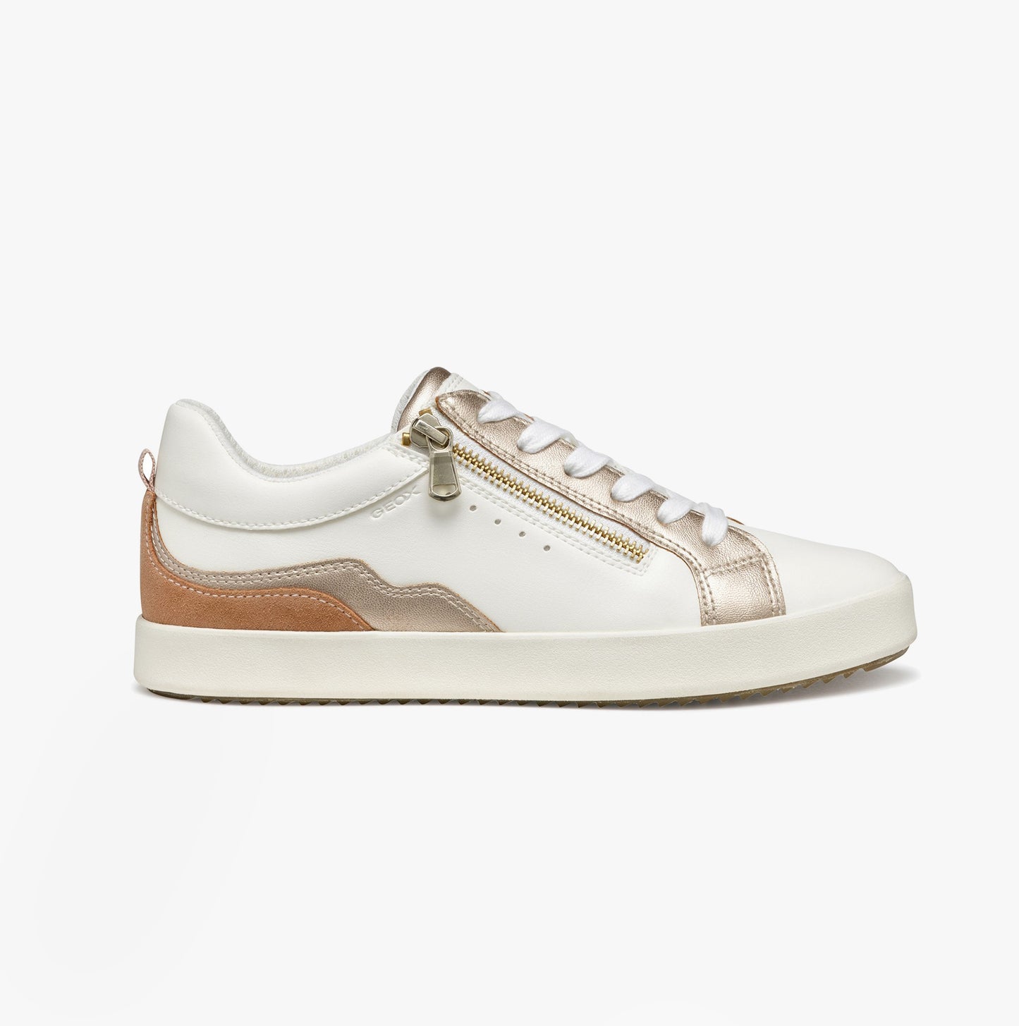 D BLOMIEE Womens Trainers Optic White/Nude