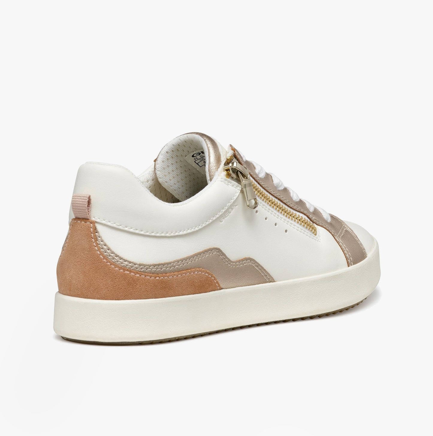 D BLOMIEE Womens Trainers Optic White/Nude