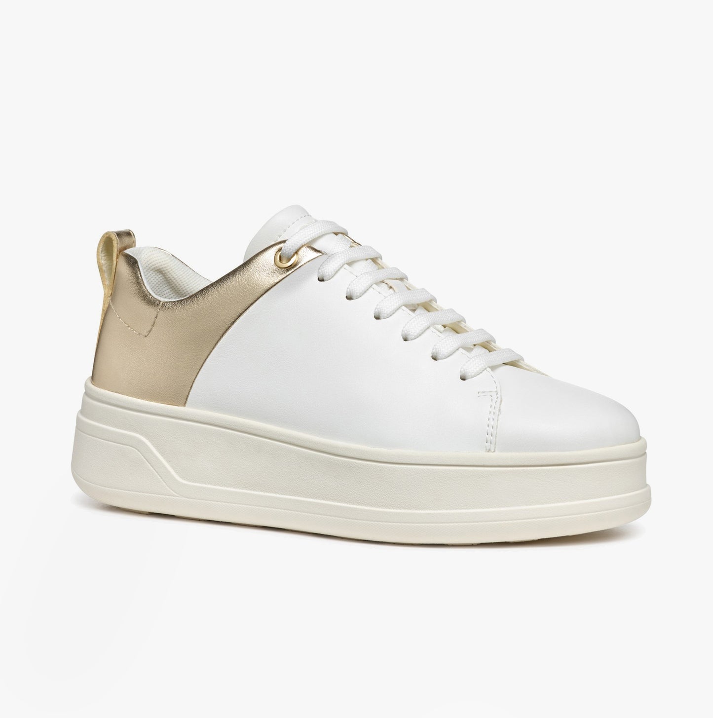 D SPHERICA ECUB-2 Womens Trainers White/Light Gold