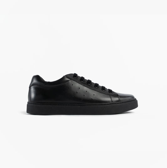 GEOX J NASHIK Lace Up Kids Shoes Black