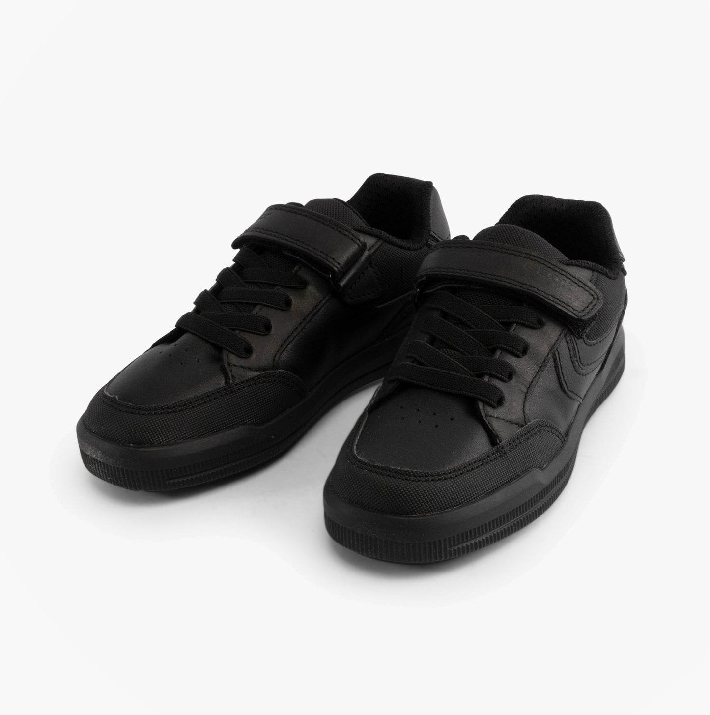 J ARZACH Boys School Shoes Black