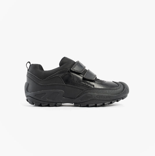 SAVAGE B Boys Waterproof School Shoes Black