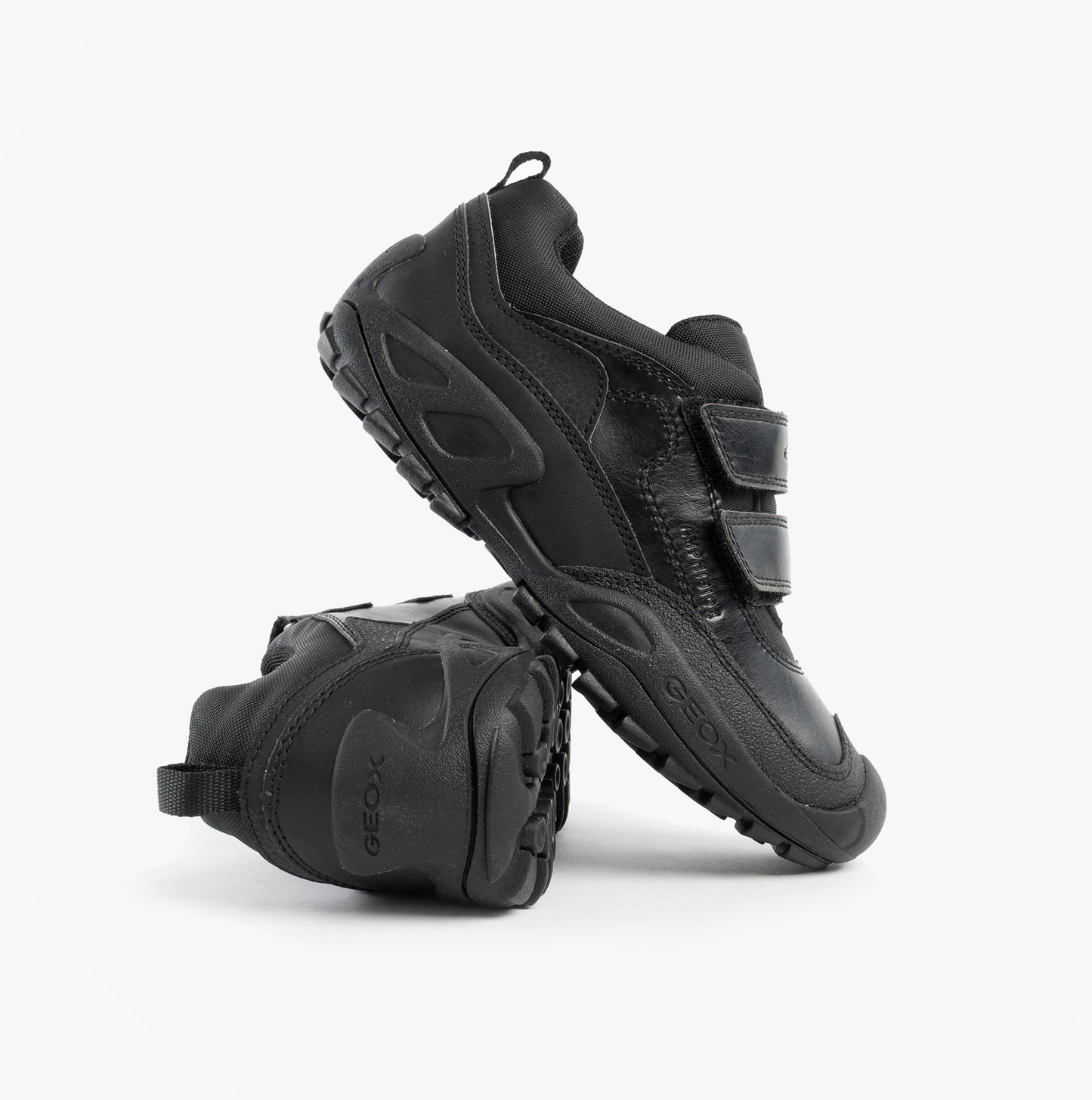 SAVAGE B Boys Waterproof School Shoes Black