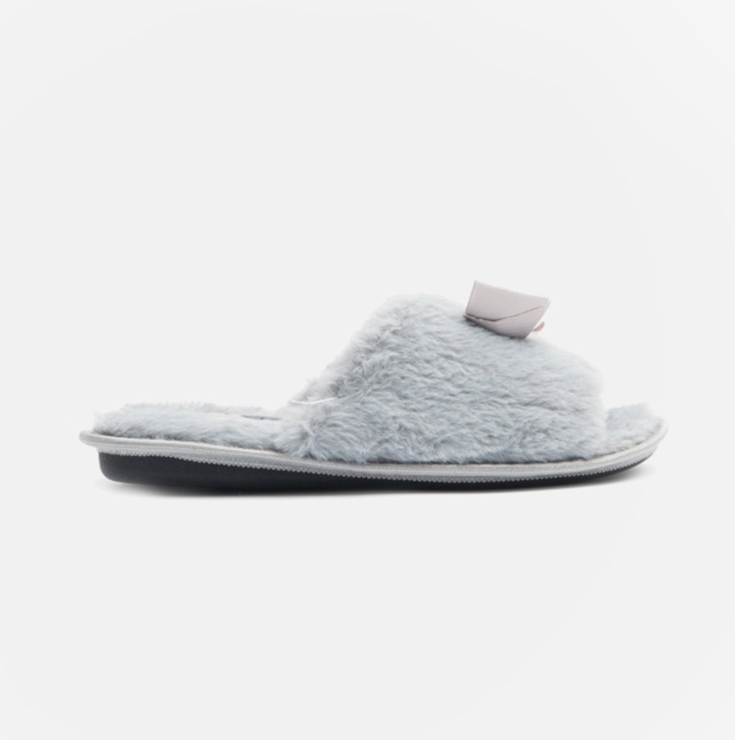 Jo & Joe EMPRESS Womens Open Toe Mule Slippers Grey