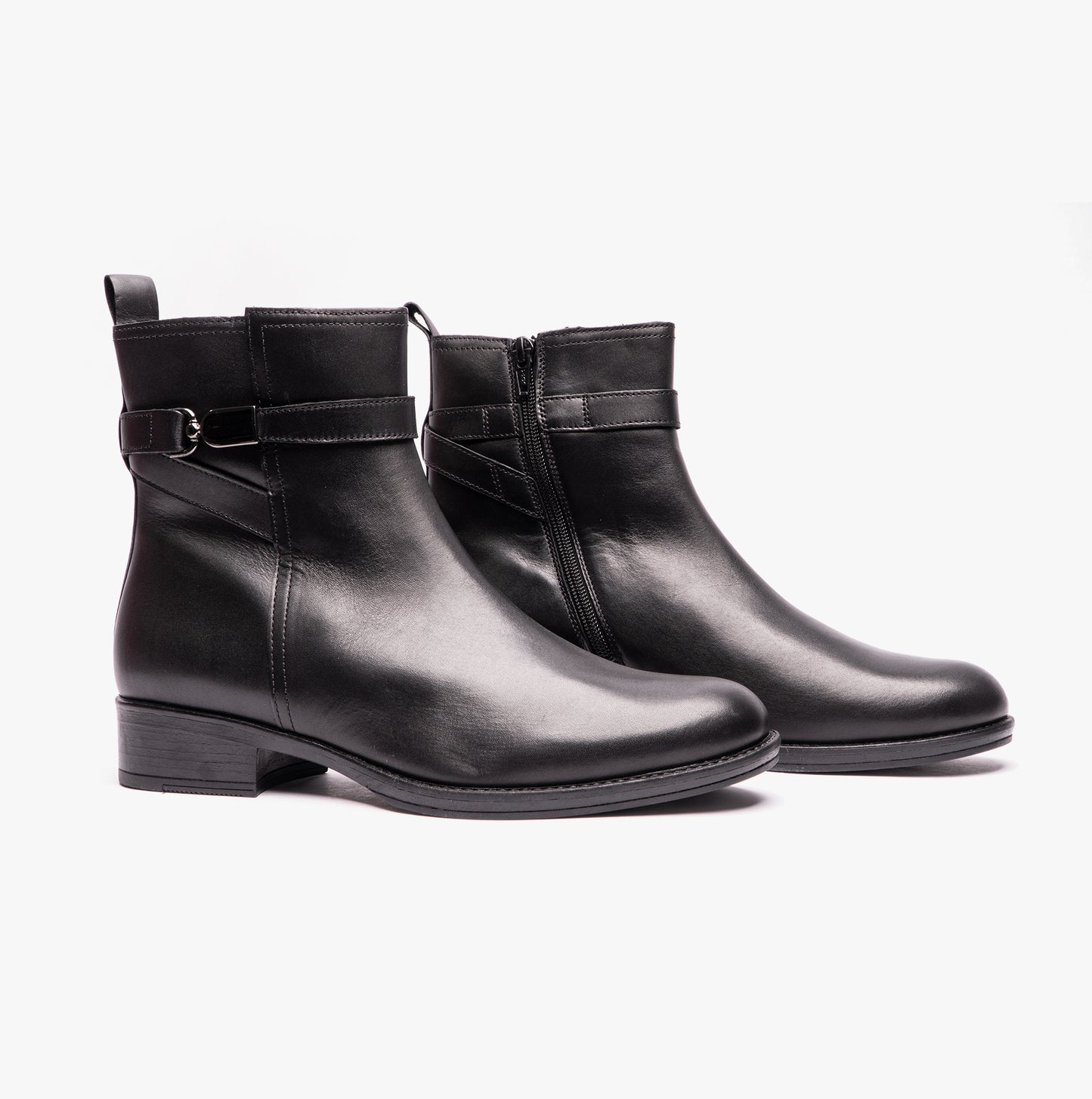 ANIKA Womens Ankle Boots Black