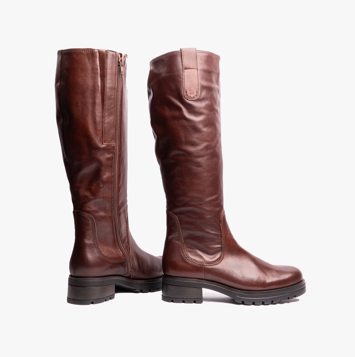 SADBERGE L Womens Long Boots Brown