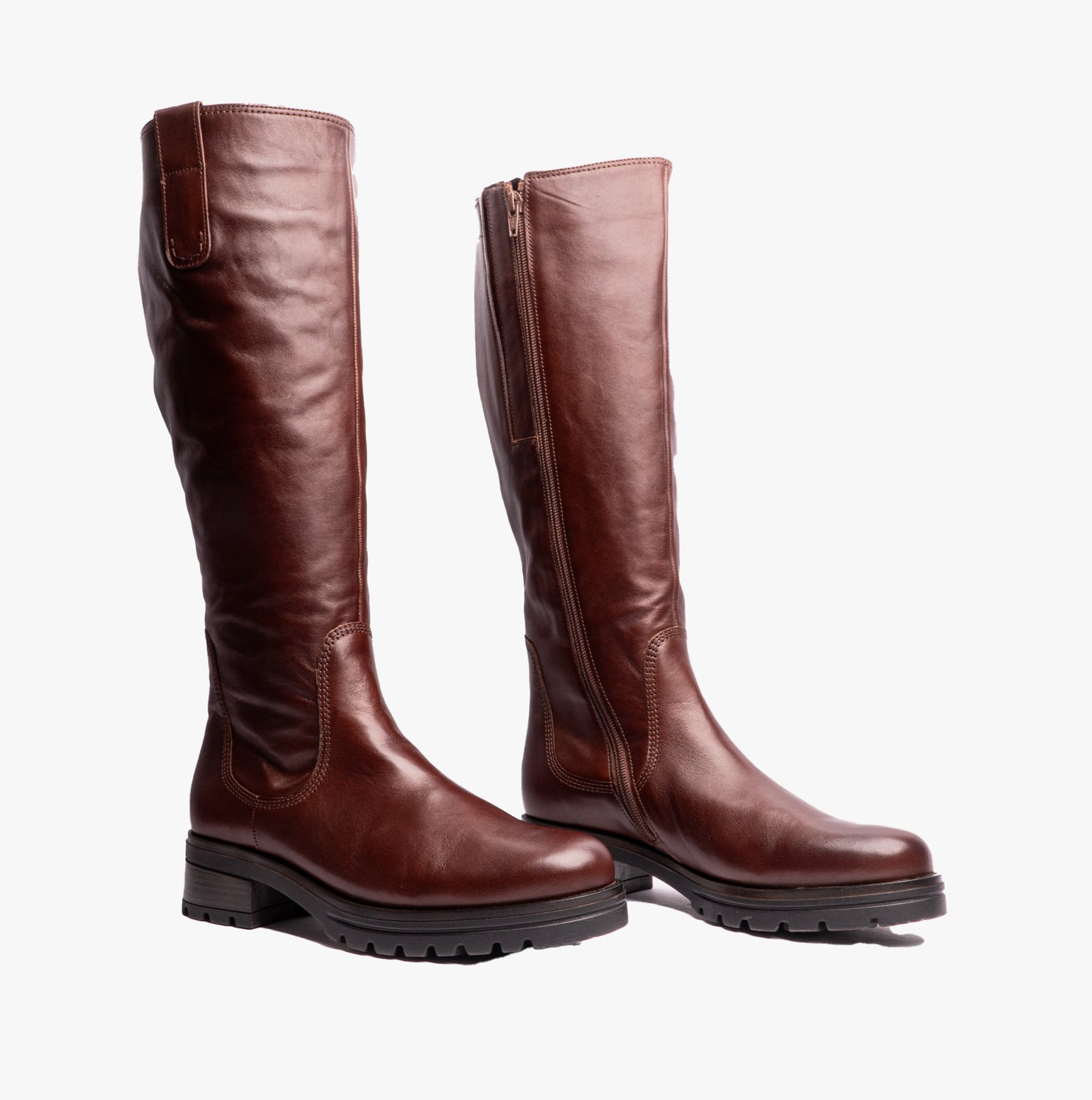 SADBERGE L Womens Long Boots Brown