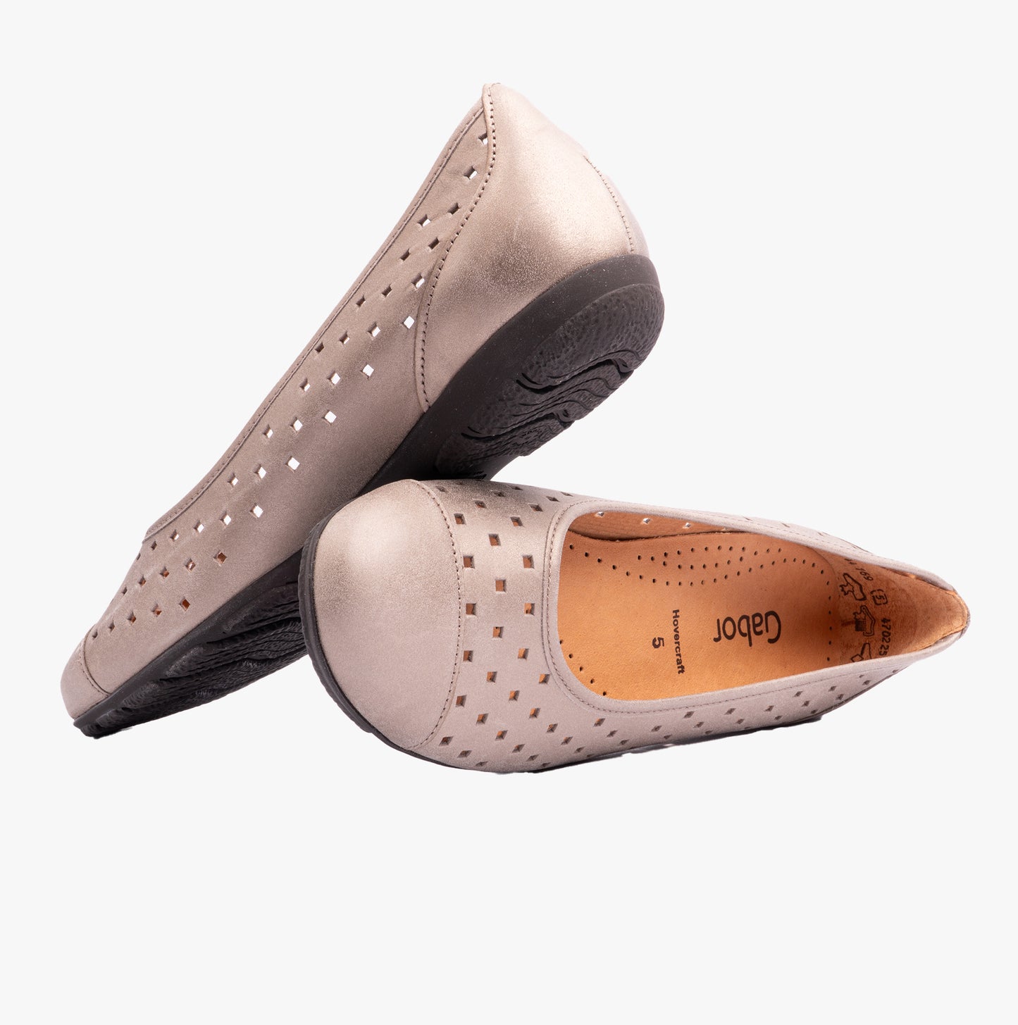 RUFFLE Womens Shoes Light Gold