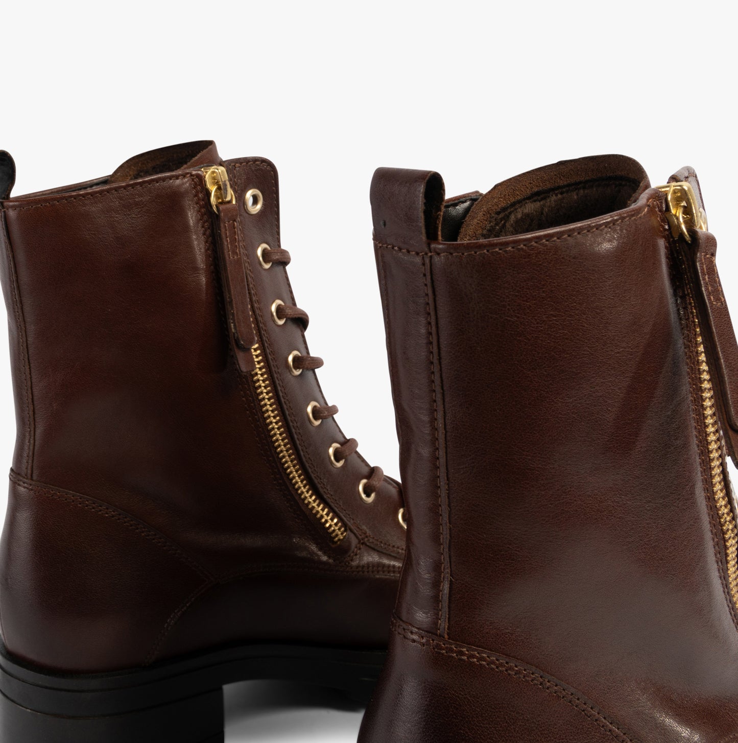 SERVE Womens Ankle Boots Brown