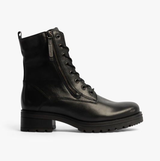 SERVE Womens Ankle Boots Black
