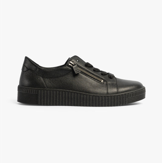 WISDOM Womens Trainers Black