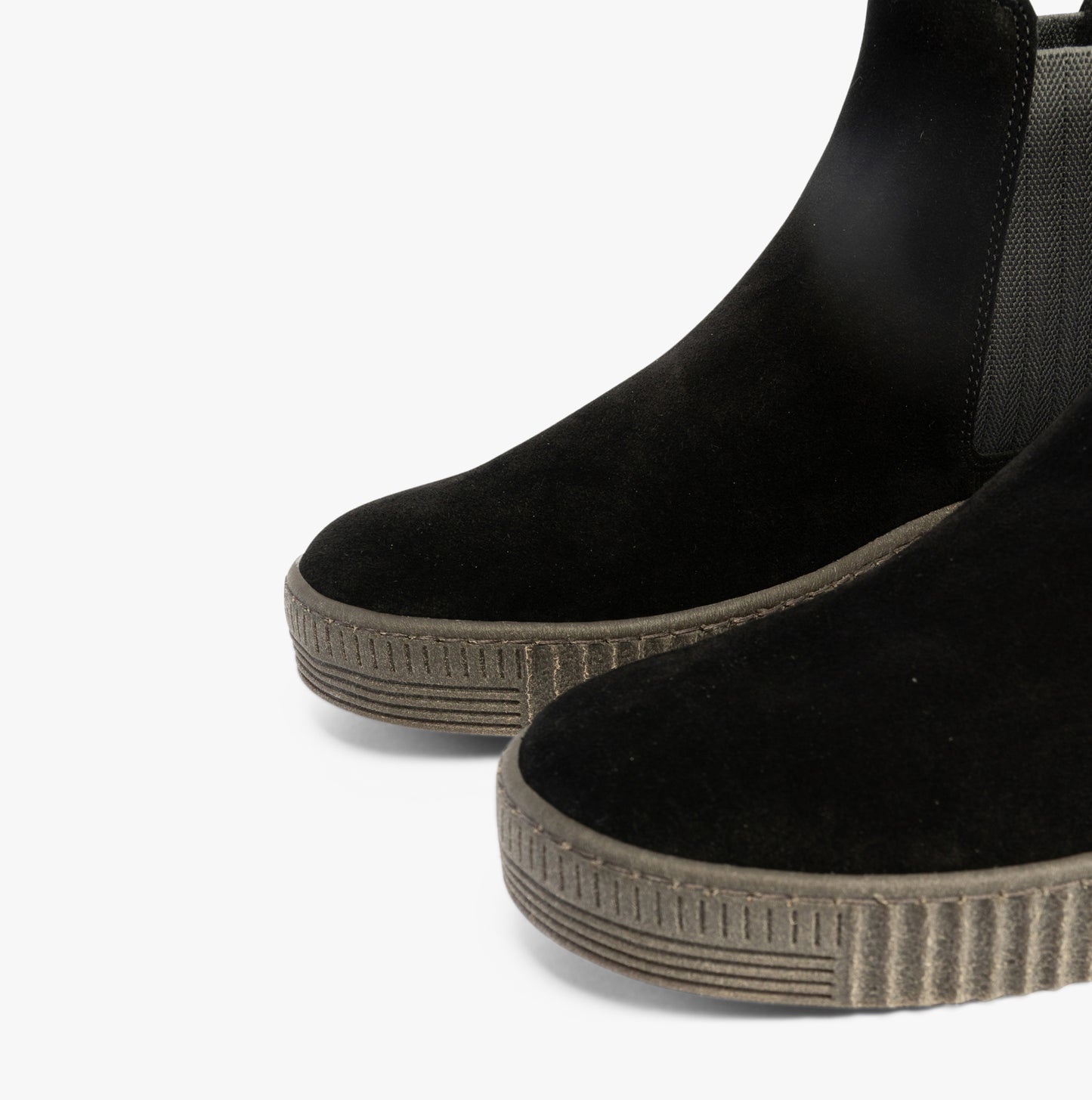 LOURDES Womens Ankle Boots Black